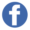 A stylized blue circular logo featuring the lowercase letter "f" with a ribbon element incorporated into the design.